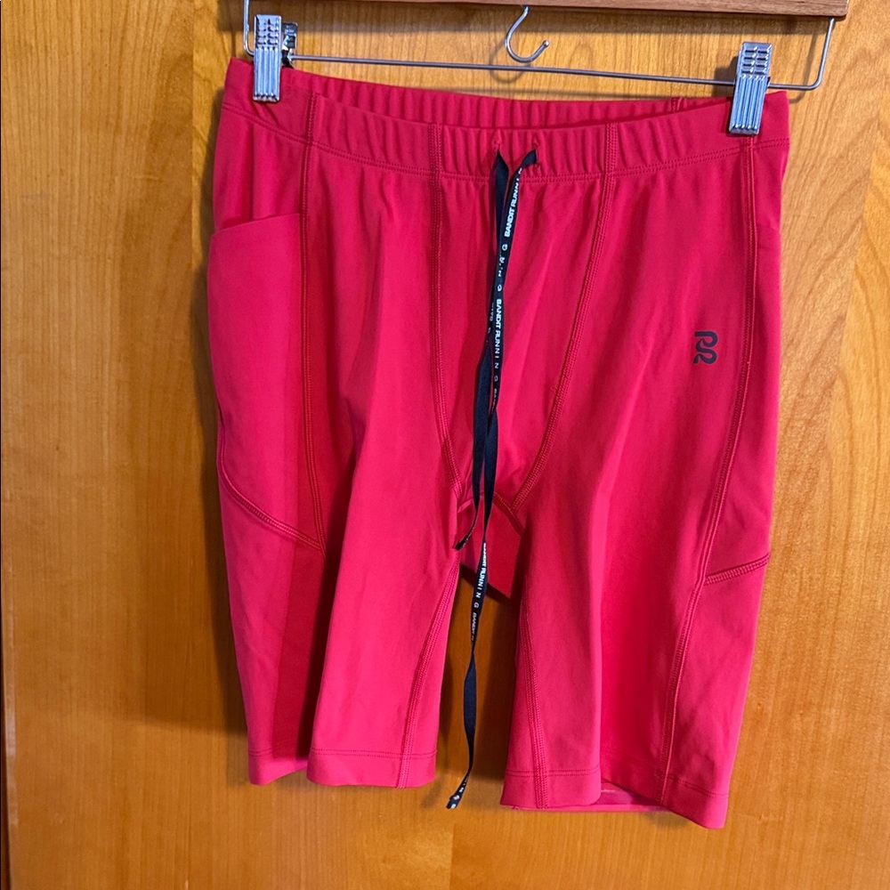BANDIT Red Athletic Compression Shorts